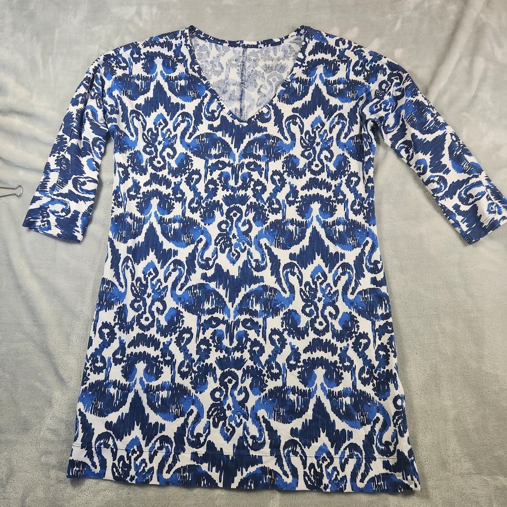 Lilly Pulitzer Cori Mini Dress S Resort Navy Beach Bathers Blue Flamingo